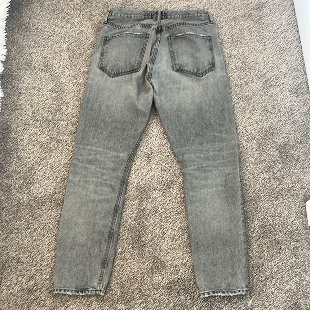 Agolde 90s Mid Rise Loose Fit Gray Wash Jeans Size 28 - Picture 5 of 8